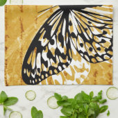 Goldschrift und Schmetterling Geschirrtuch (Gefaltet)