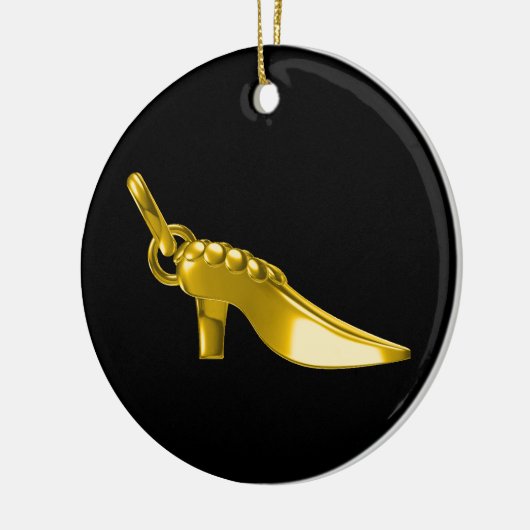 Goldschuh Keramikornament (Links)
