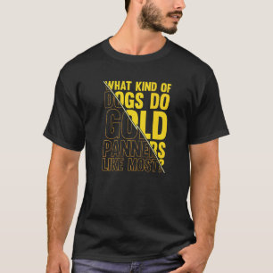 Goldschürfender Golden Retriever-Witz Prospektor T-Shirt