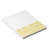 Goldschwäne Notizblock (angewinkelt)