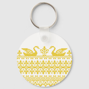 Goldschwäne Schlüsselanhänger