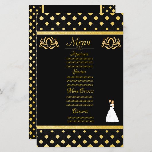 goldschwarz (Vorne/Hinten)