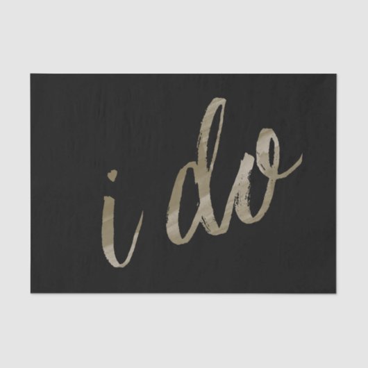 Goldschwarze Farbe I Seidenpapier (Vorderseite)