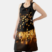 Goldschwarzer Glitzer: Abstrakter Hintergrund Schürze (InSitu)