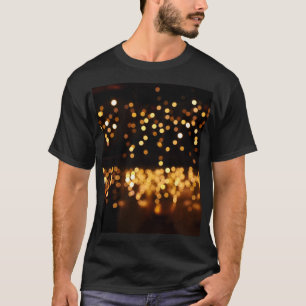 Goldschwarzer Glitzer: Abstrakter Hintergrund T-Shirt