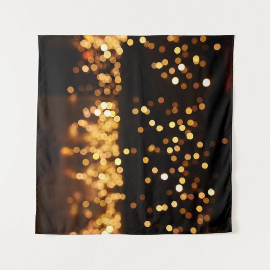 Goldschwarzer Glitzer: Abstrakter Hintergrund Wandteppich (Vorderseite (Horizontal))