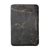 Goldschwarzer Marmor Badematte (Vorderseite Vertikal)