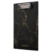 Goldschwarzer Marmor Klemmbrett (Links)