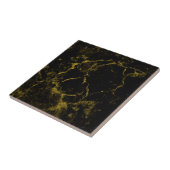 Goldschwarzer Marmorstil Fliese (Seite)