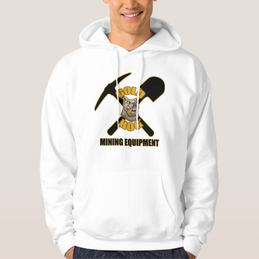 Goldschweinzug über Hoodie (Vorderseite)
