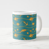 Goldseemuster Jumbo-Tasse (Vorderseite Rechts)