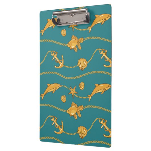 Goldseemuster Klemmbrett (Links)