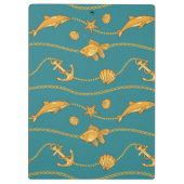 Goldseemuster Klemmbrett (Rückseite)