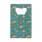 Goldseemuster Kreditkartenflaschenöffner (Rückseite)