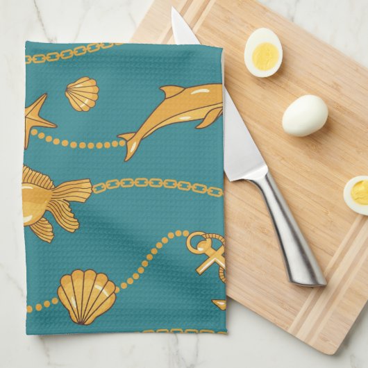 Goldseemuster Küchentuch (Viertel Falte)