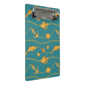 Goldseemuster Mini Klemmbrett (Schrägansicht)