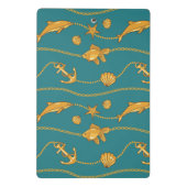 Goldseemuster Mini Klemmbrett (Rückseite)