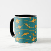 Goldseemuster Tasse (Vorderseite Links)