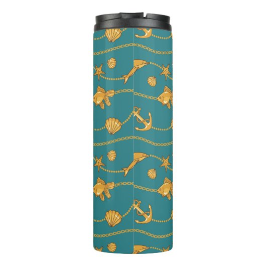 Goldseemuster Thermosbecher (Rückseite)