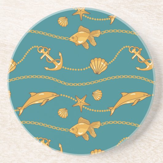 Goldseemuster Untersetzer (Vorne)