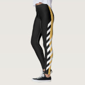 Goldseitenstreifen-Leggings Leggings (Links)