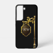 Goldsignpostmonogramm Samsung Galaxy Hülle (Rückseite)
