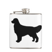 Goldsilber Flachmann (Vorderseite)