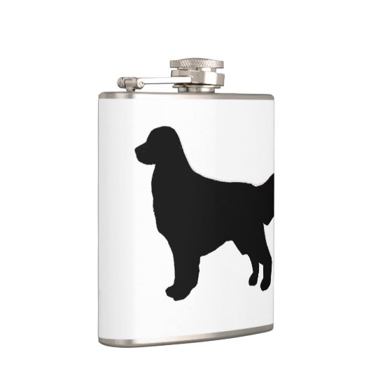 Goldsilber Flachmann (Rechts)