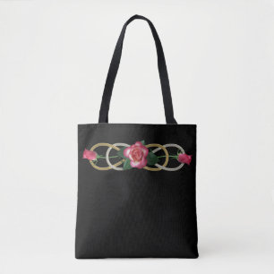 Goldsilberne ROSE Tasche