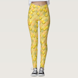 Goldskala für Mermaid Leggings