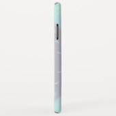 GOLDSKALEN DES RECHTS MIT GEM STONES MONOGRAM Aqua Case-Mate iPhone Hülle (Hinten/Rechts)