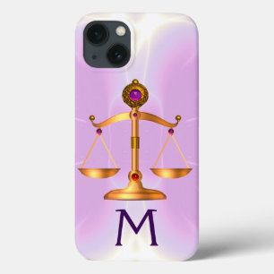GOLDSKALEN MIT GEM STONES MONOGRAM Pink Case-Mate iPhone Hülle