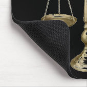 Goldskalen von Gerechtigkeit Mousepad (Ecke)