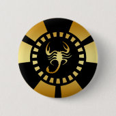GOLDskorpions-POKER-CHIP Button (Vorderseite)
