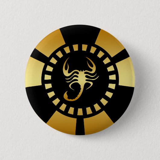 GOLDskorpions-POKER-CHIP Button (Vorderseite)