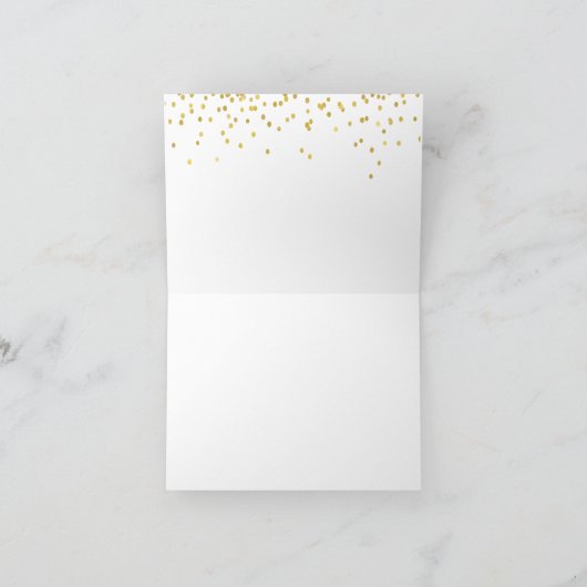 Goldskript sind- Sie mein Einladung (Innenseite)