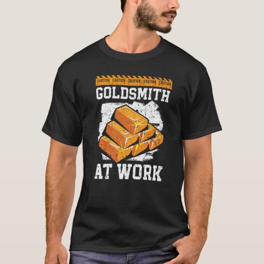 Goldsmith At Work Goldsmithing Jewelry Making Jewe T-Shirt (Vorderseite)