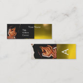 GOLDSMITH, WERTVOLLER METALWORKER, GOLD JEWELRY AR MINI VISITENKARTE (Vorne/Hinten)