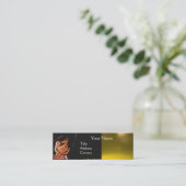 GOLDSMITH, WERTVOLLER METALWORKER, GOLD JEWELRY AR MINI VISITENKARTE (Stehend Vorderseite)