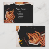 GOLDSMITH, WERTVOLLER METALWORKER, GOLD JEWELRY AR VISITENKARTE (Vorne/Hinten)