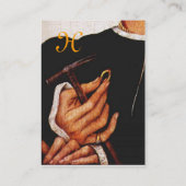 GOLDSMITH, WERTVOLLER METALWORKER, GOLD JEWELRY AR VISITENKARTE (Rückseite)