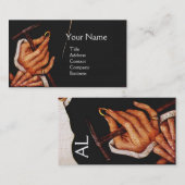 GOLDSMITH, WERTVOLLER METALWORKER, GOLD JEWELRY AR VISITENKARTE (Vorne/Hinten)