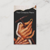 GOLDSMITH, WERTVOLLER METALWORKER, GOLD JEWELRY AR VISITENKARTE (Rückseite)