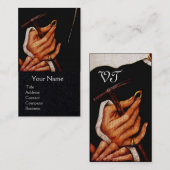 GOLDSMITH, WERTVOLLER METALWORKER, GOLD JEWELRY Bl Visitenkarte (Vorne/Hinten)