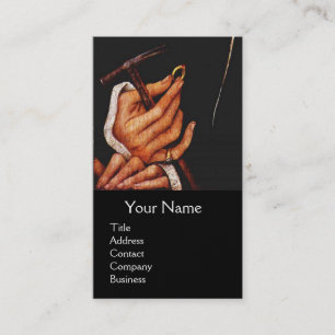 GOLDSMITH, WERTVOLLER METALWORKER, GOLD JEWELRY Pe Visitenkarte