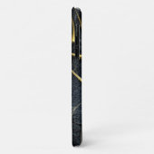 Goldspinne schwarzer Marmor Case Mate Barely There (Hinten/Links)