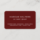 Goldsplitter | Weinflaschen und Glass-Logo Visitenkarte (Rückseite)