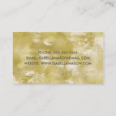 GoldSpritzer Visitenkarte (Rückseite)