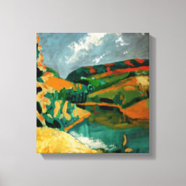 Goldspur Leinwanddruck