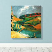 Goldspur Leinwanddruck (Insitu (Holzboden))